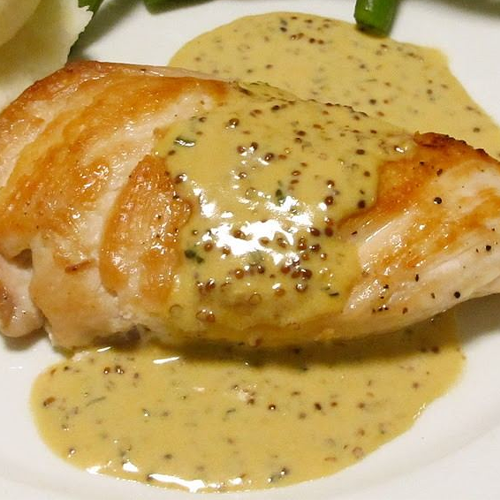 Pechuga en Salsa de Mostaza